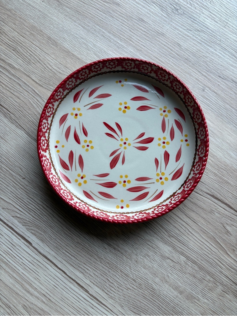 Temp-Tations Old World Red 8” Salad Plate